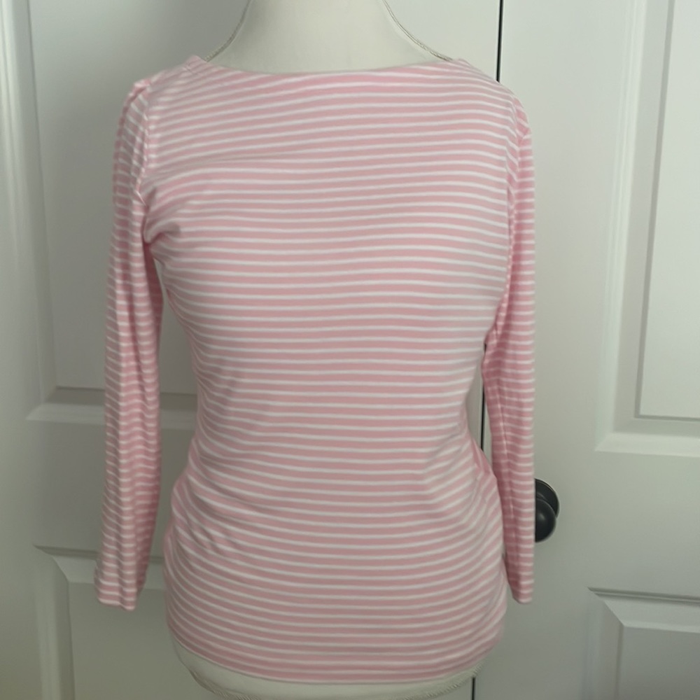 Vineyard vines a pink striped tee M